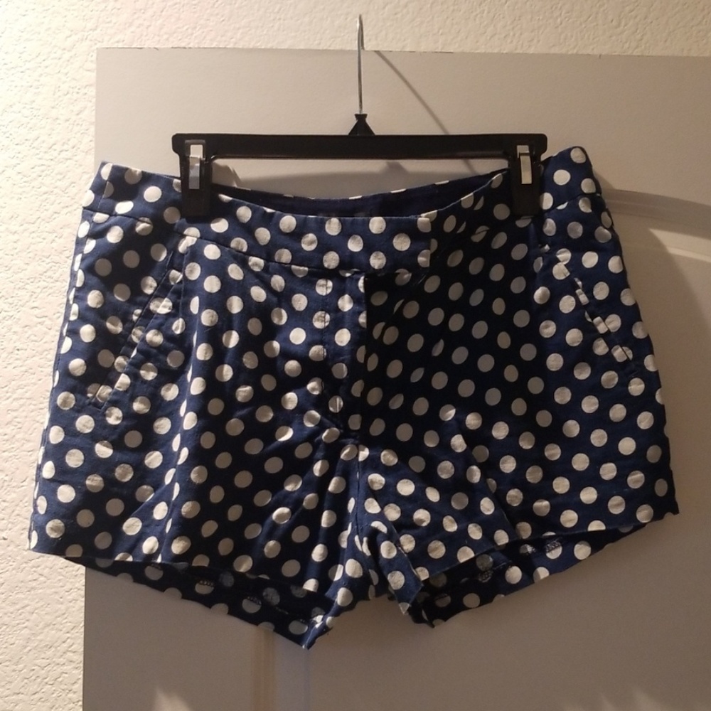 Jcrew polka dot shorts